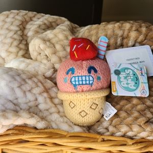 RARE NWT Ami Amis BEAN the Ice Cream Stuffed Animal Toy